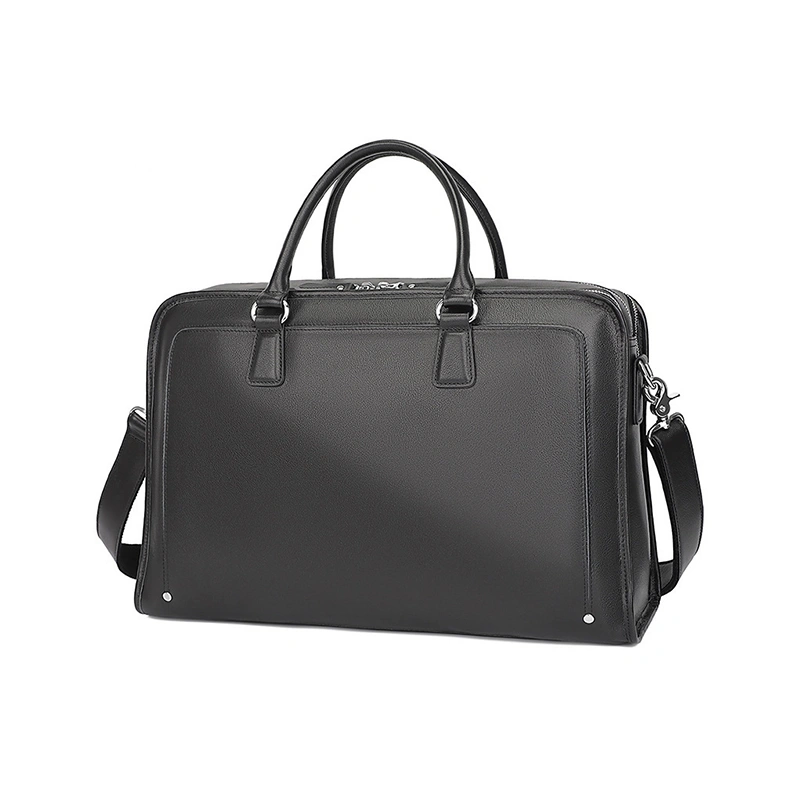 Men's Genuine Leather Business Briefcase – 15.6-Inch Laptop Bag with Handle- Stylish Executive Bag